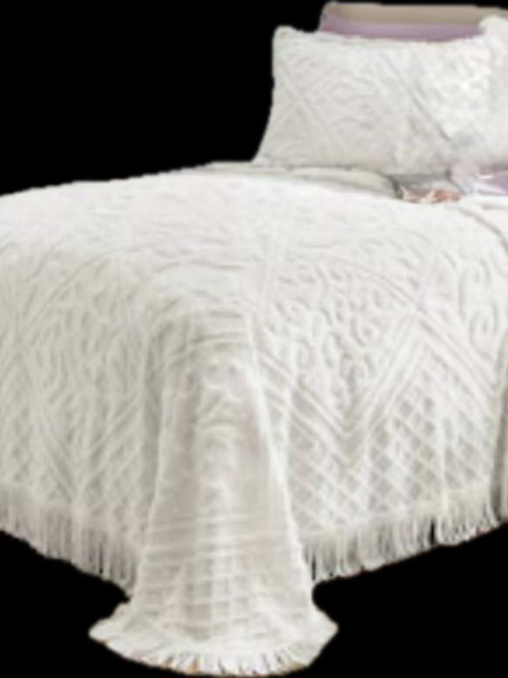 LATTICE CHENILLE BEDSPREAD